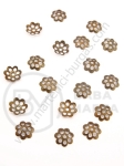 Capac metalic NF culoare bronz antic 6mm 300 buc 301559