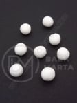 Pompom 8mm alb 1 pachet 100 buc 461449