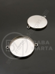 Bază Element OȚEL (304) pentru instalare 20mm 1 pachet 3 bucăți 307926