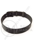 Brățară din oțel, lungime 21,5 cm, lățime 10 mm, culoare negru, 1 buc. 307696