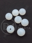 Bilă de mărgele din silicon 12mm gaură 1.5mm 1 paquet 5 buc 317036