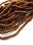 Mărgele de sticlă 3mm gaură 1mm 1wt ~32cm ~ 100buc 343831
