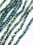 Poligon de hematit 3,8~4mm gaură 1mm ~40cm ~100buc 1buc 353228