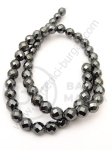 Mărgele de hematit fațetate 8mm ~49 buc 1 buc 351093