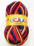 Fir colorat LOTO 50% lână 50% acril 100g ~110 metri 431211