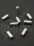 Mărgele SSV 11x5mm culoare argintie gaură 1.5mm 1 pachet 100 buc 318574
