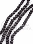 Şir de perle negre 6mm. ~80cm ~140 bucati 341080