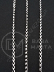 Lanț OȚEL 3x1.2mm color argintie 1 metru 302159