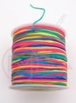 Cordon colorat din poliester ~0.8 mm ~125 metri 1 rola 441359