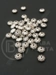 Mărgele SSV 8x4mm culoare argintie 1 pachet 200 buc 318502