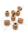 Mărgele 11x10mm imitație lemn 1 pachet 40g ~78 buc 312134