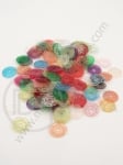 Paiete rotunde 7x04mm transparent MIX 20g ~1200 buc 161001