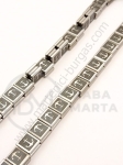 Hematit cu ancoră 8x8x5mm argintiu, nemagnetic, gaură 1.5mm ~50 buc 1 buc 352335