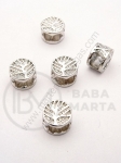 Mărgele 8x5mm alamă pomul veilii gaură 3x5mm 1 pachet 2 buc 305345