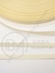Panglică de satin 6mm ruptă șampanie 1 pachet 5 metri 451464