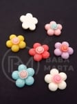 Mixture de lipit pentru flori 20x8mm tip cabochon 1 pachet 10 pcs 121065