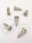Margele 16x8mm alamă cu zirconii forjate 1 bucată 305165