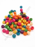 Bilă de lemn 6x4~5mm Mix 1 pack 40g ~550 pcs 321103