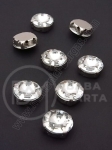 Piatră acrilică transparentă 12x7mm în cutie metalică 1 pachet 10 bucăți 151507