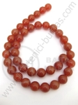 Mărgele de carneol 10mm ~39 buc. Prima dată. 5878