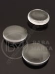 Caboșon rotund din sticlă 40x8mm transparent 1 pachet 2 buc 191091