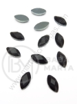 Piatră de vitola 6x12mm neagră pentru lipire la cald 1 pachet 20 buc 151422