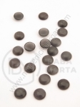 Glass Caboșon 6x3mm ochi de pisică negru 20 buc 191027