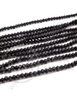 Șir de cristale ~2x~1.5mm gaură neagră 0.6mm ~240 pcs ~37cm 1 buc 342485