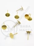 Închizatore cercei 12x8x0.8mm OȚEL (304) 1 pachet 4 buc 305841