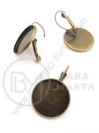 Bază cercei pentru încrustare 16mm 1 pachet 4 buc 301830