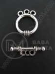 301027 încuiătoare metalică 14-20mm inel 2 parts argint 5k