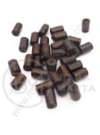 Cilindru de lemn maro 8x5mm 1 pachet 40g ~410 buc 321255