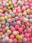 Bilă colorată AB 6mm curcubeu solid 40g ~340 buc 312034