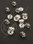 Șaibă 8x3.5mm cu cristale zig zag albe 10 buc 301286