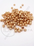 Mărgele de sticlă auriu dark 4mm 50g 331666