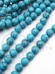 Mărgele sintetice turcoaz 10mm ~40 buc 1 buc 351463