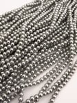 Mărgele de hematit 4mm argint nemagnetic clasa A ~100 buc 1 buc 351793