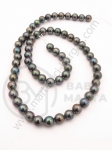 Perlă Mallorca cameleon negru 6mm ~40cm ~65buc 1 șir 355255