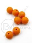 Bilă de mărgele din silicon 12mm gaură 1.5mm 1 paquet 5 buc 317044