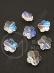 Flori de cristal 14x7.5mm imitație efect Swarovski AB transparent 1 pachet 5 bucăți 335400