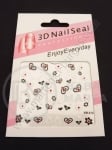 Autocolant 3D pentru decorarea manichiurii 1 bucată 181396
