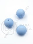 Bilă de mărgele din silicon cu gaură de 20 mm, 2 mm, 1 paquet, 2 pc. 317092