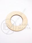 Figurină din lemn 115x3x25mm cerc 1 pack 2 pcs 182394