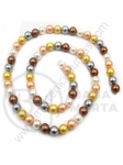 Perle Mallorca 6mm ASORTATE 40cm ~65buc 1 șir 355412