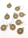 Pandantiv metalic 17x13mm bronz antic 10 bucăți 308597