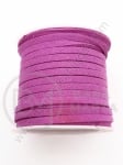 Panglică din piele întoarsă naturală 3x1.5mm 5 metri 421174