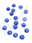 Sticla Caboșon 6x3mm ochi de pisică albastru 20 buc 191025