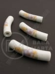 Mărgele de porțelan ~38~40x9mm gaură pictătă 4mm 1 buc 335061