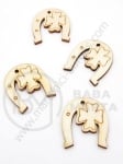 Potcoavă din lemn 30x26mm hole 2mm 1 pack 10 pcs 182309