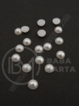 Emisferă perlă albă 5x2.5mm 250 buc 151096